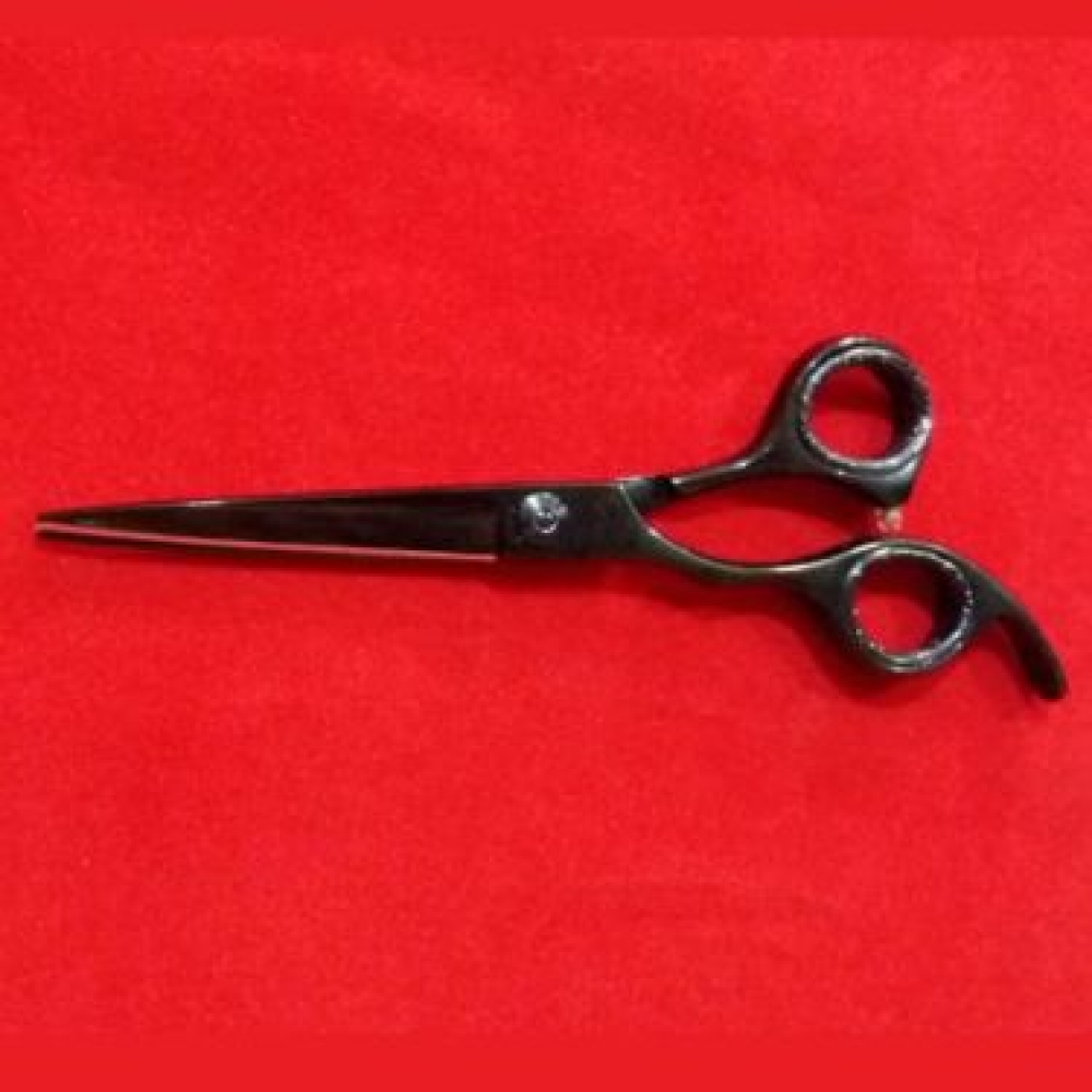 Black Pro Barber Scissors - Professional Instrument by TAMS Surgical